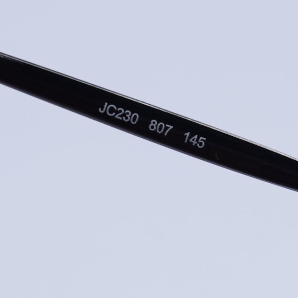 🕶️ New Jimmy Choo JC230 0807 00  Eyeglasses - Black with Glitter Frame 54mm - Picture 6 of 8